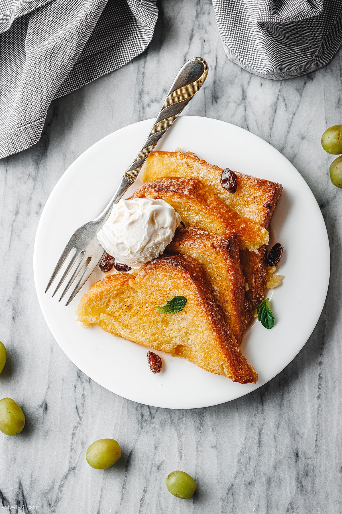 classic bread and butter pudding