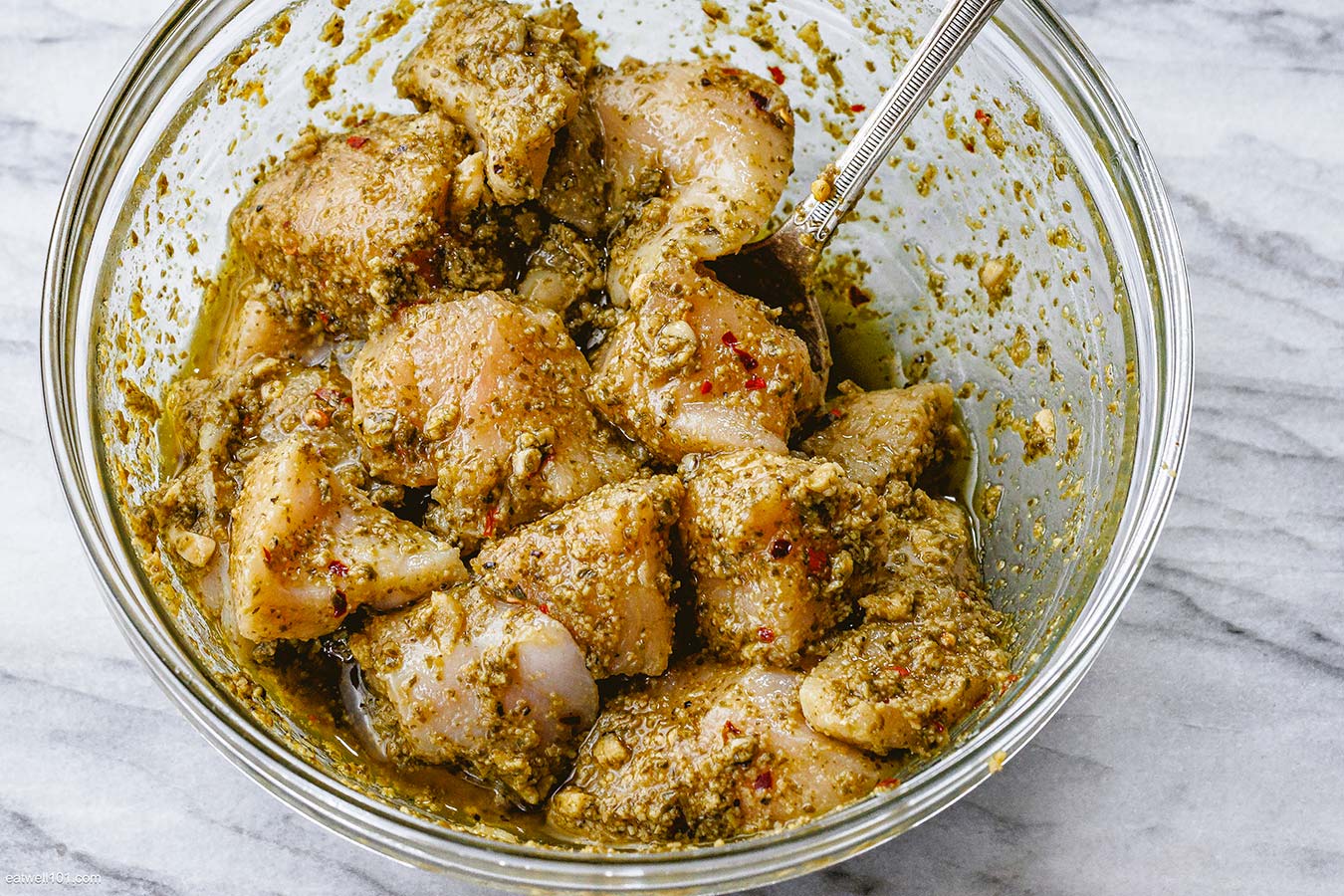 pesto chicken marinade