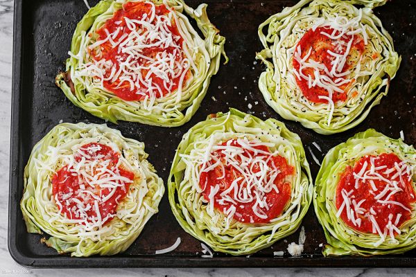 Oven-Baked Cabbage Burgers