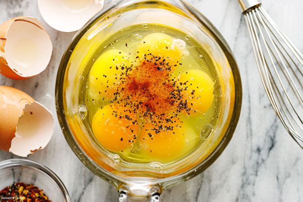 Asparagus Scrambled Eggs