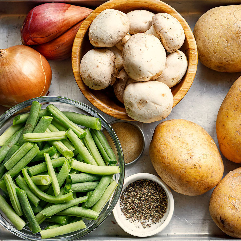 food presentation techniques for vegetable cookery