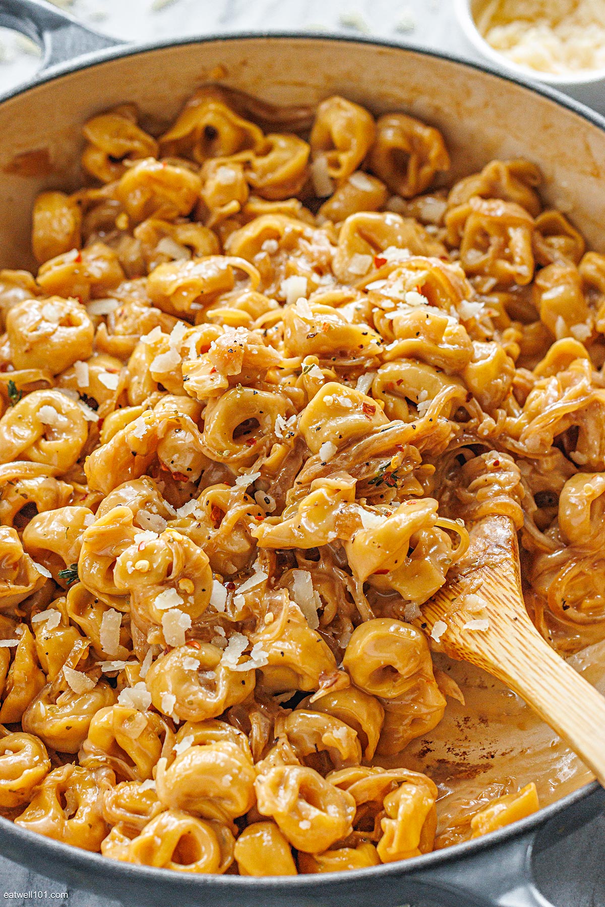 french onion tortellini pasta recipe