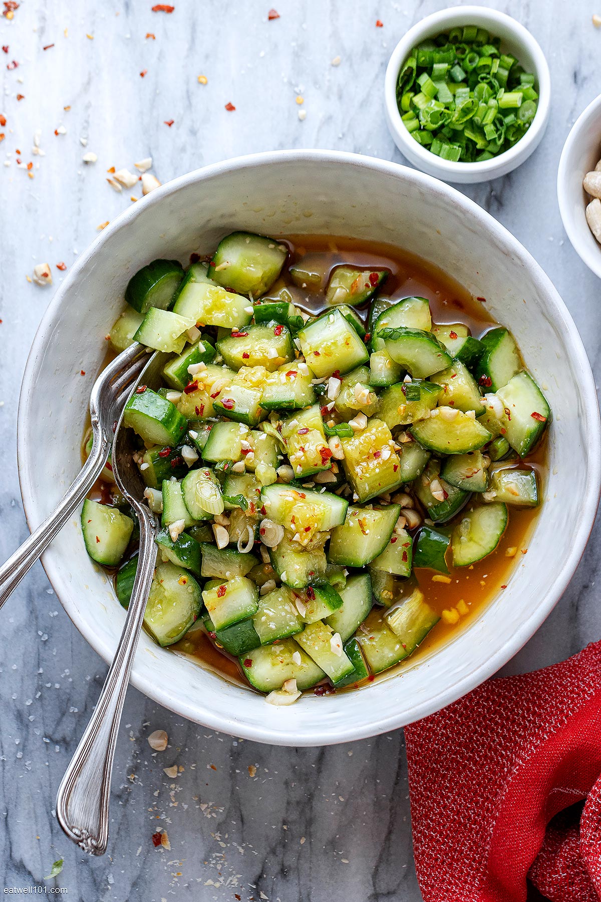 how to make cucumber salad
