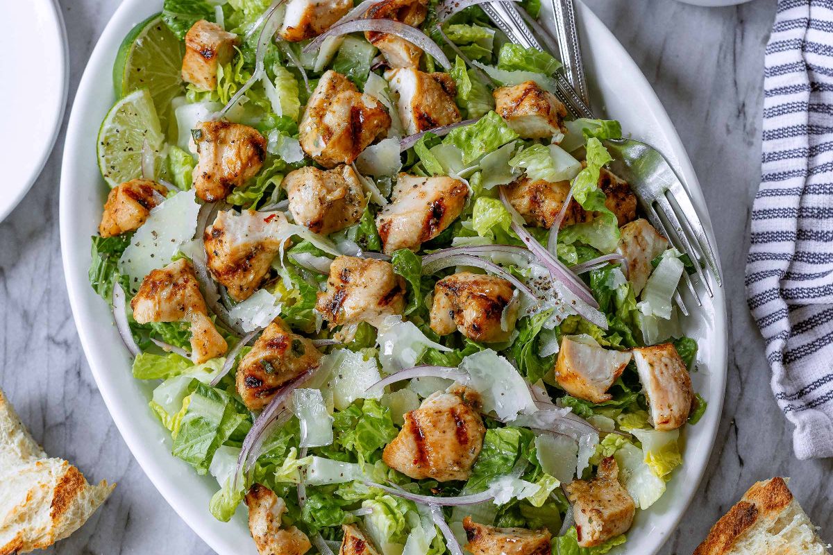 Honey Lemon Grilled Chicken Salad