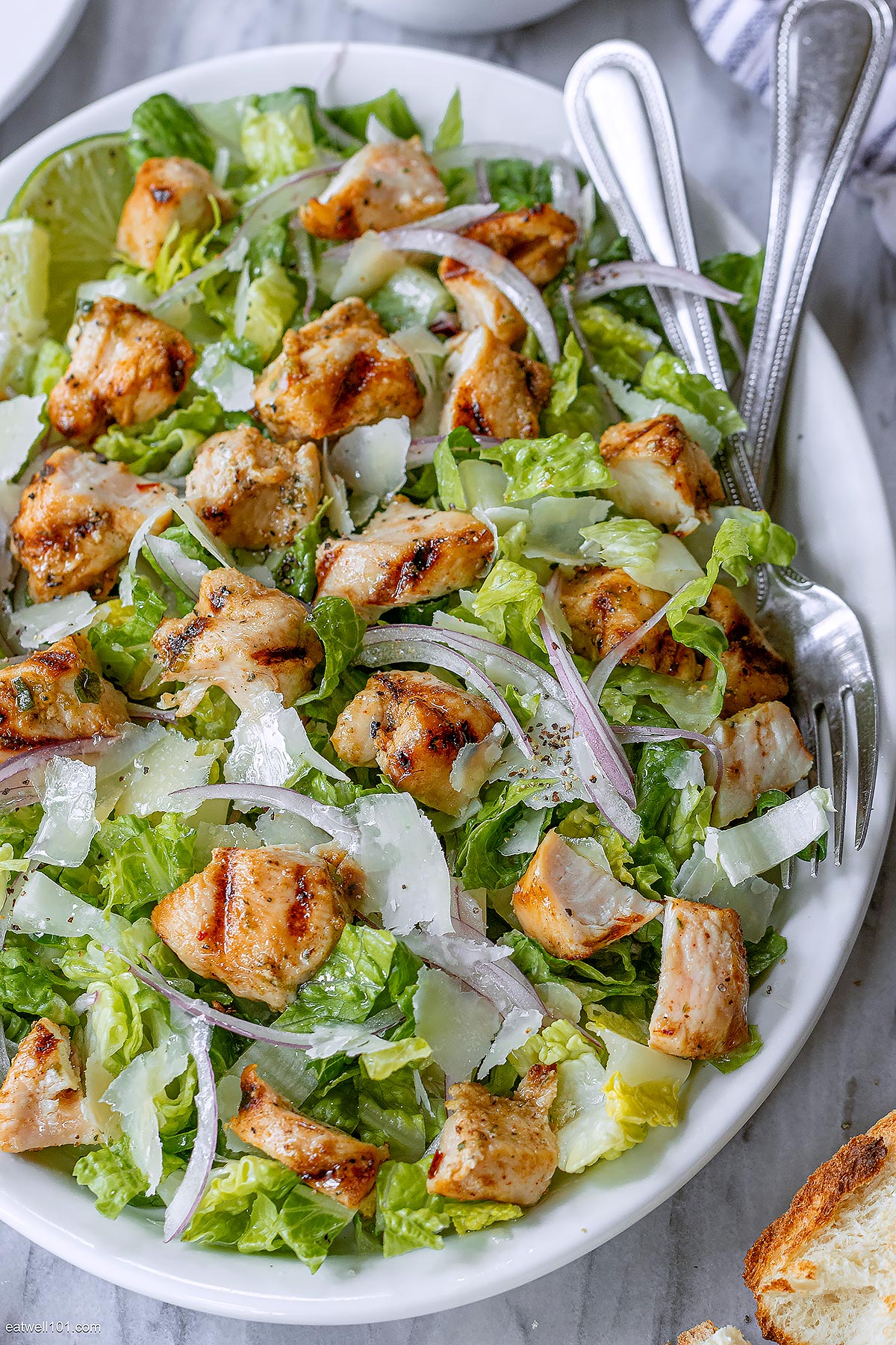 how to make grilled chicken salad