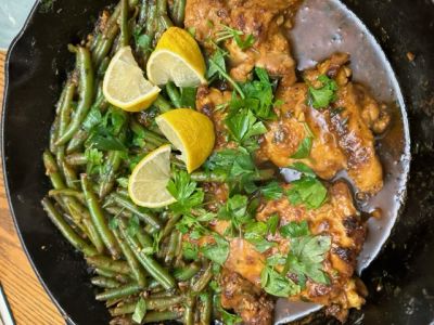 Lemon Garlic Butter Chicken and Green Beans