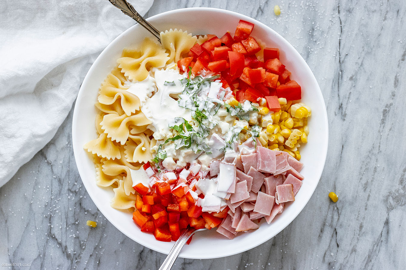 pasta corn salad