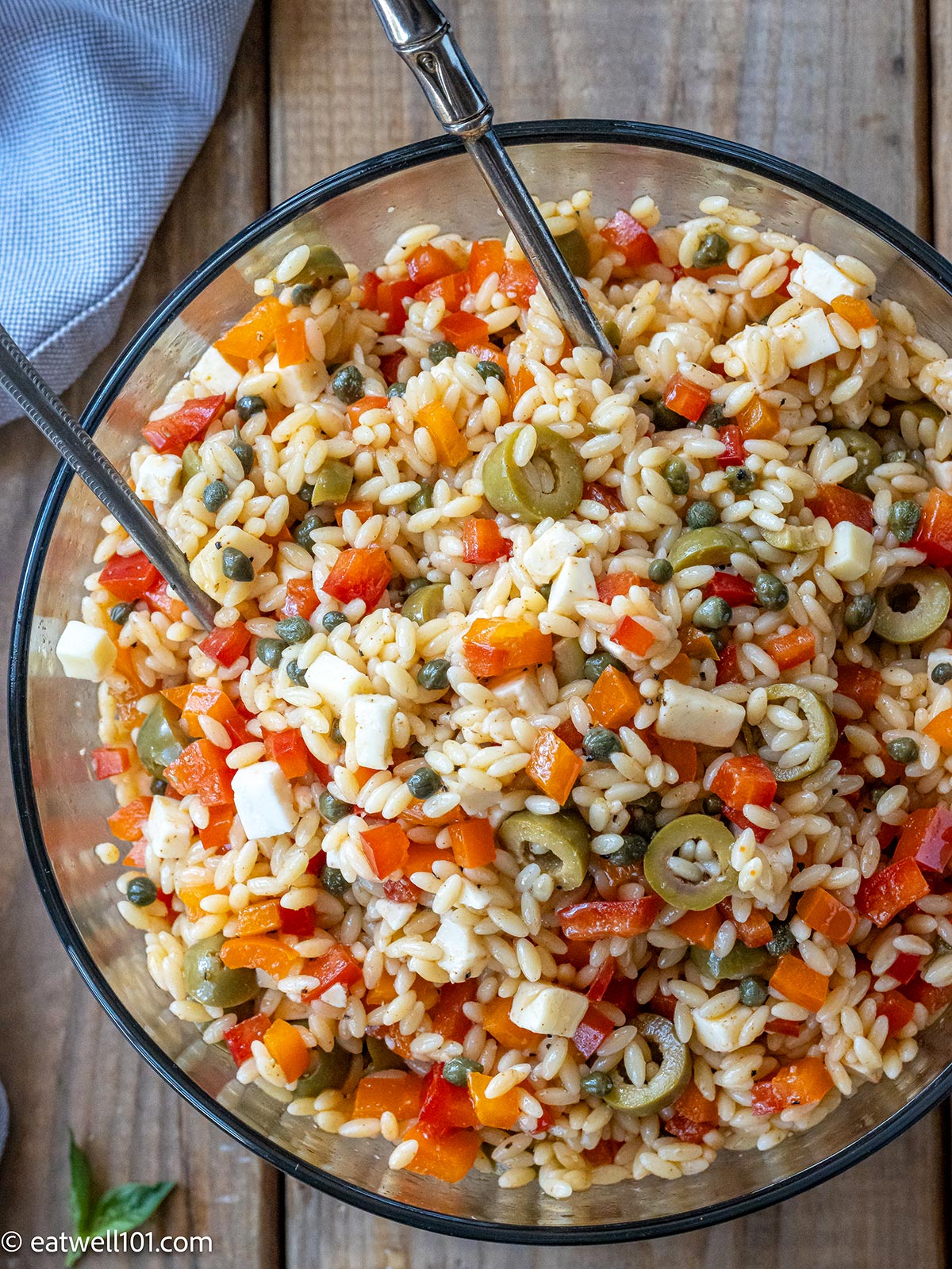 easy orzo pasta salad recipe