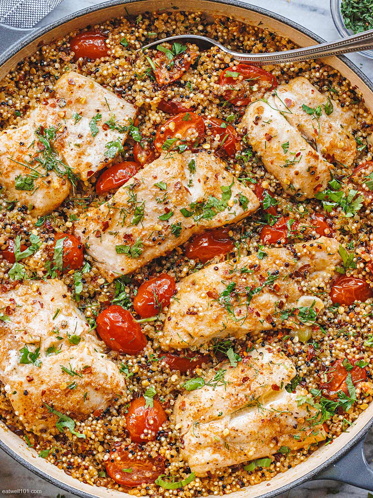 fish and quinoa recipe