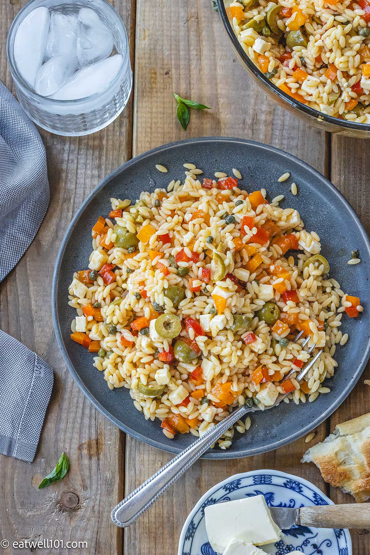 greek orzo salad