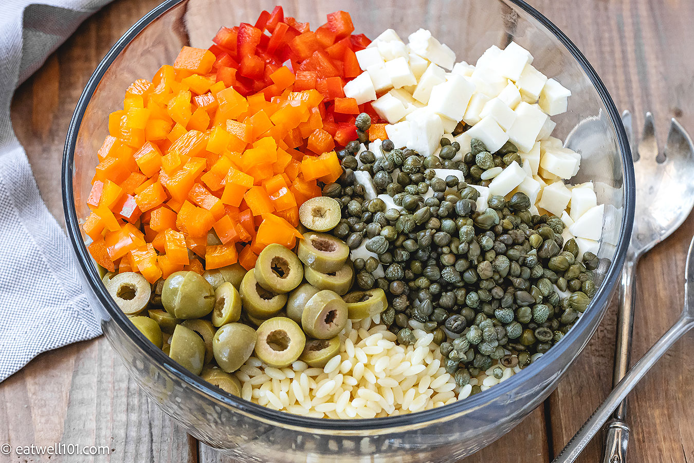 mediterranean orzo salad