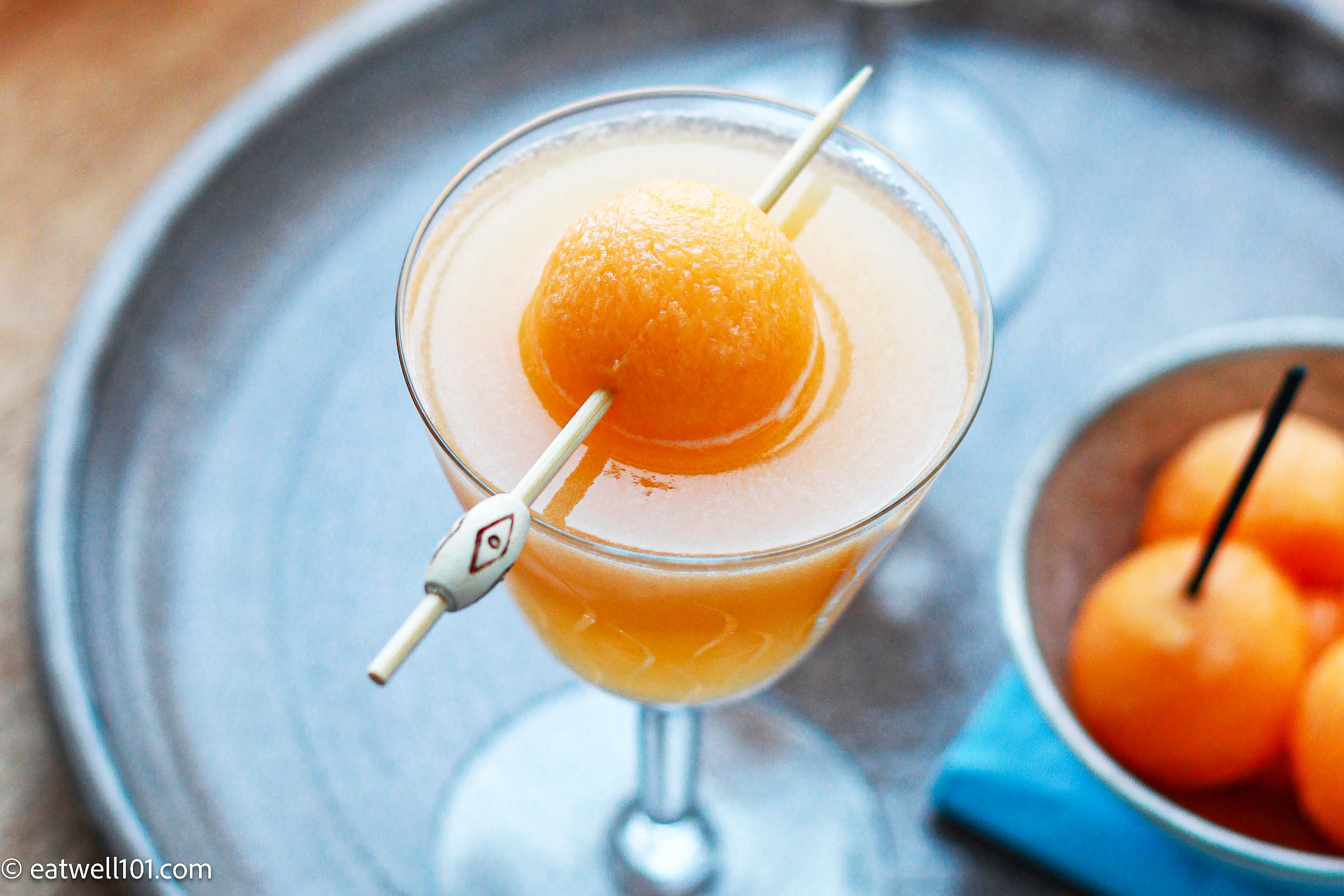 Cantaloupe Melon Bellinis Recipe