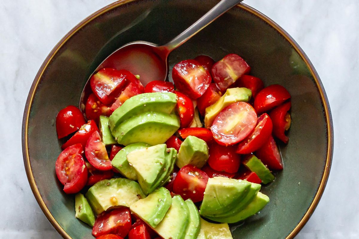 Simple Tomato Avocado Salad