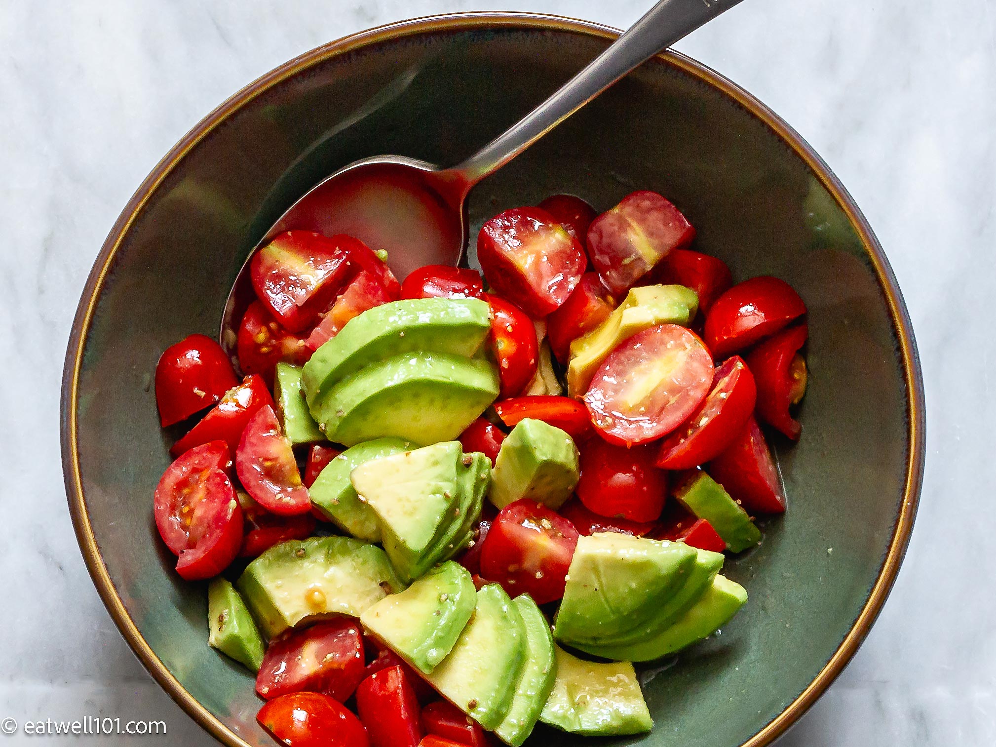 Simple Tomato Avocado Salad