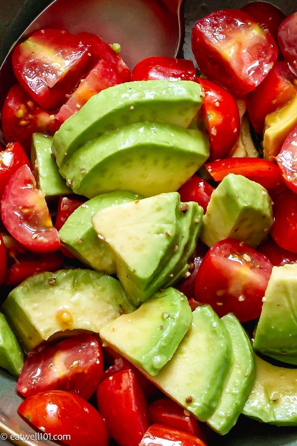 Simple Tomato Avocado Salad