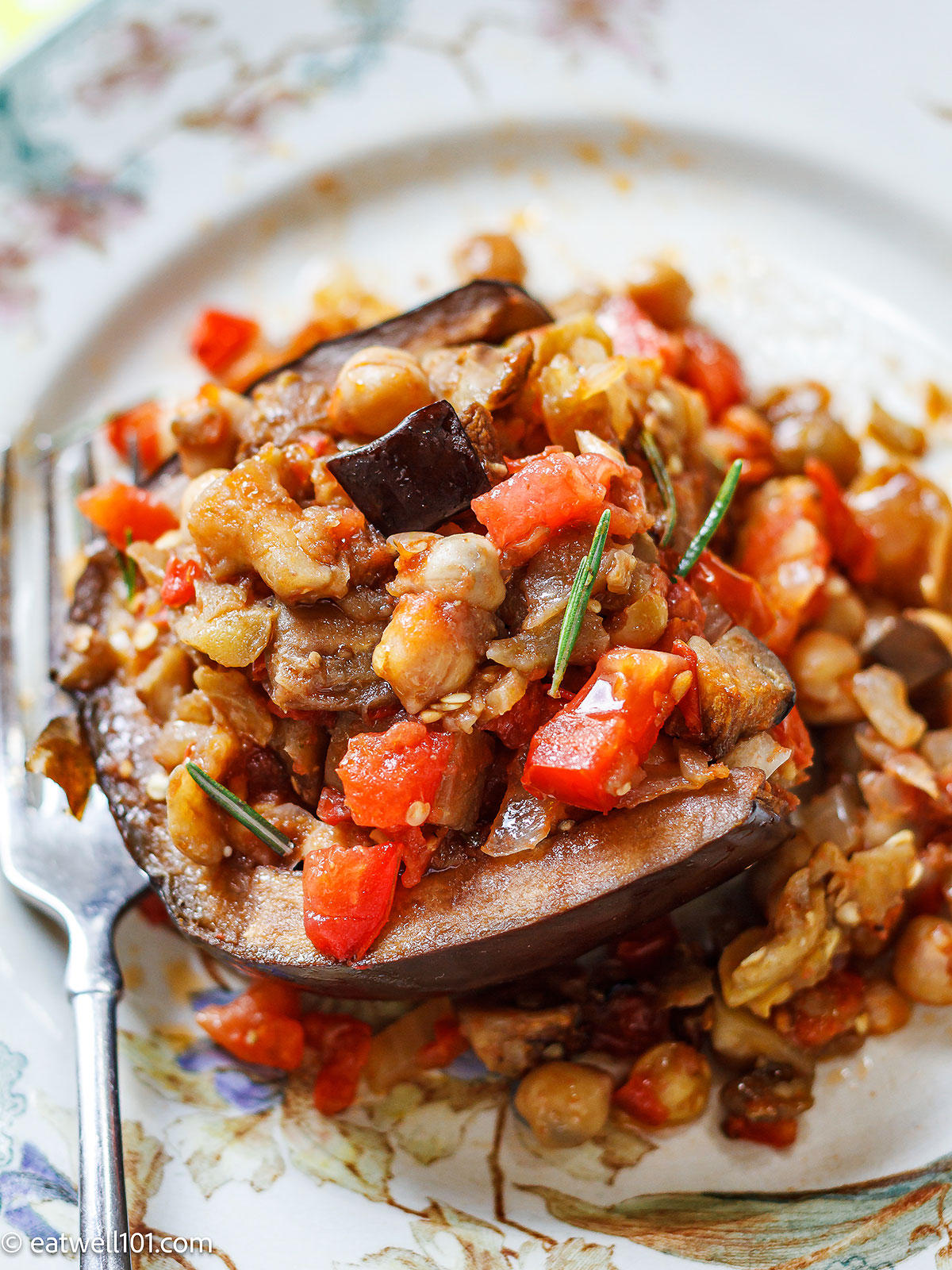 baked stuffed eggplants recipe