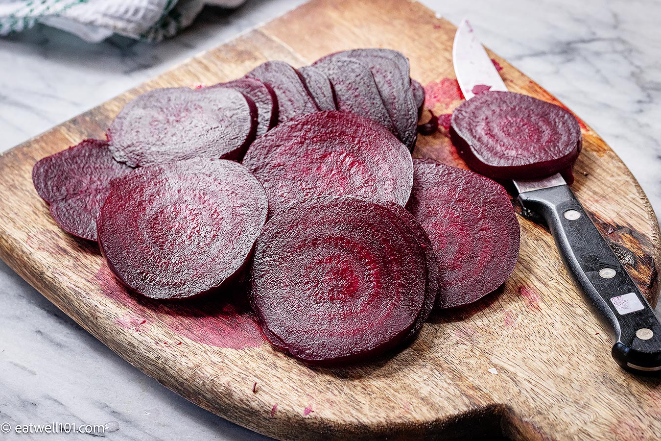 how to cut beets