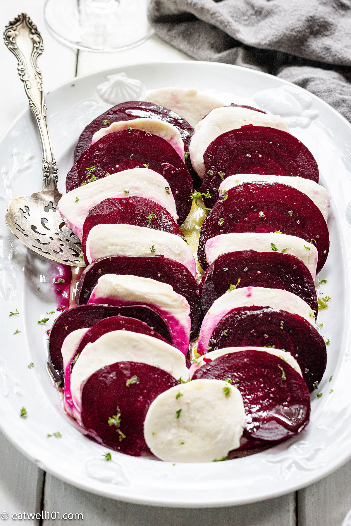 mozarella beet salad