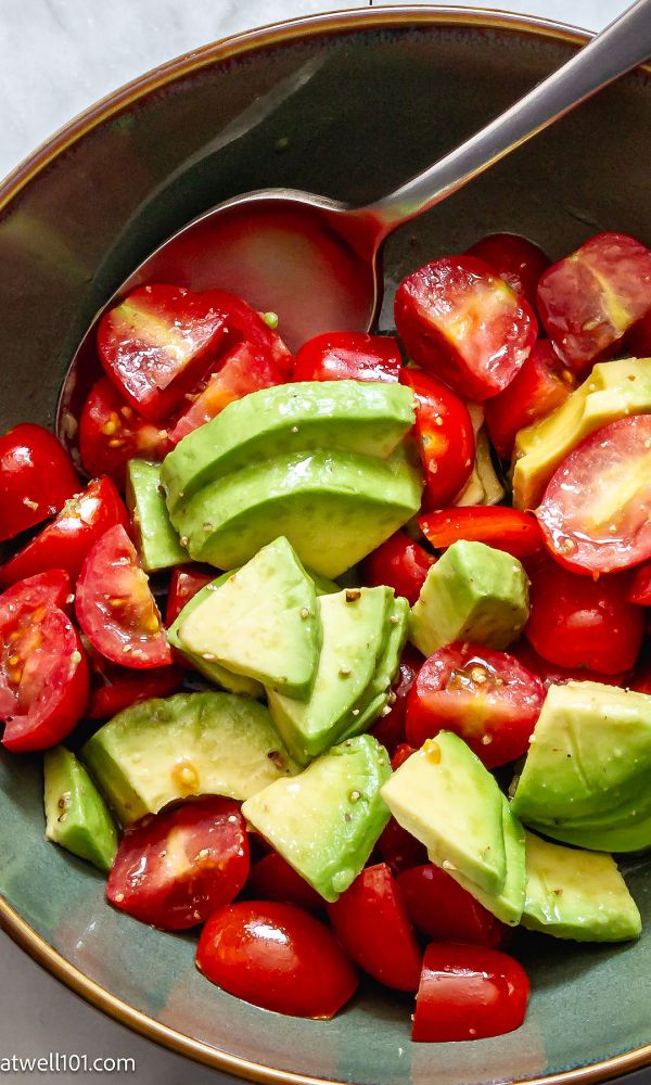 Simple Tomato Avocado Salad