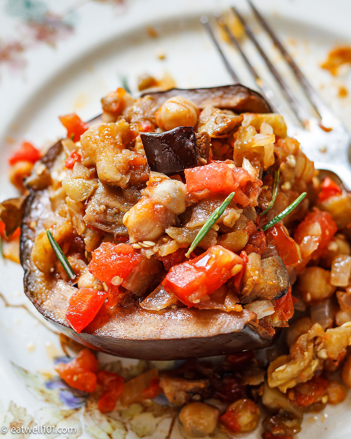 vegan stuffed eggplants recipe 1