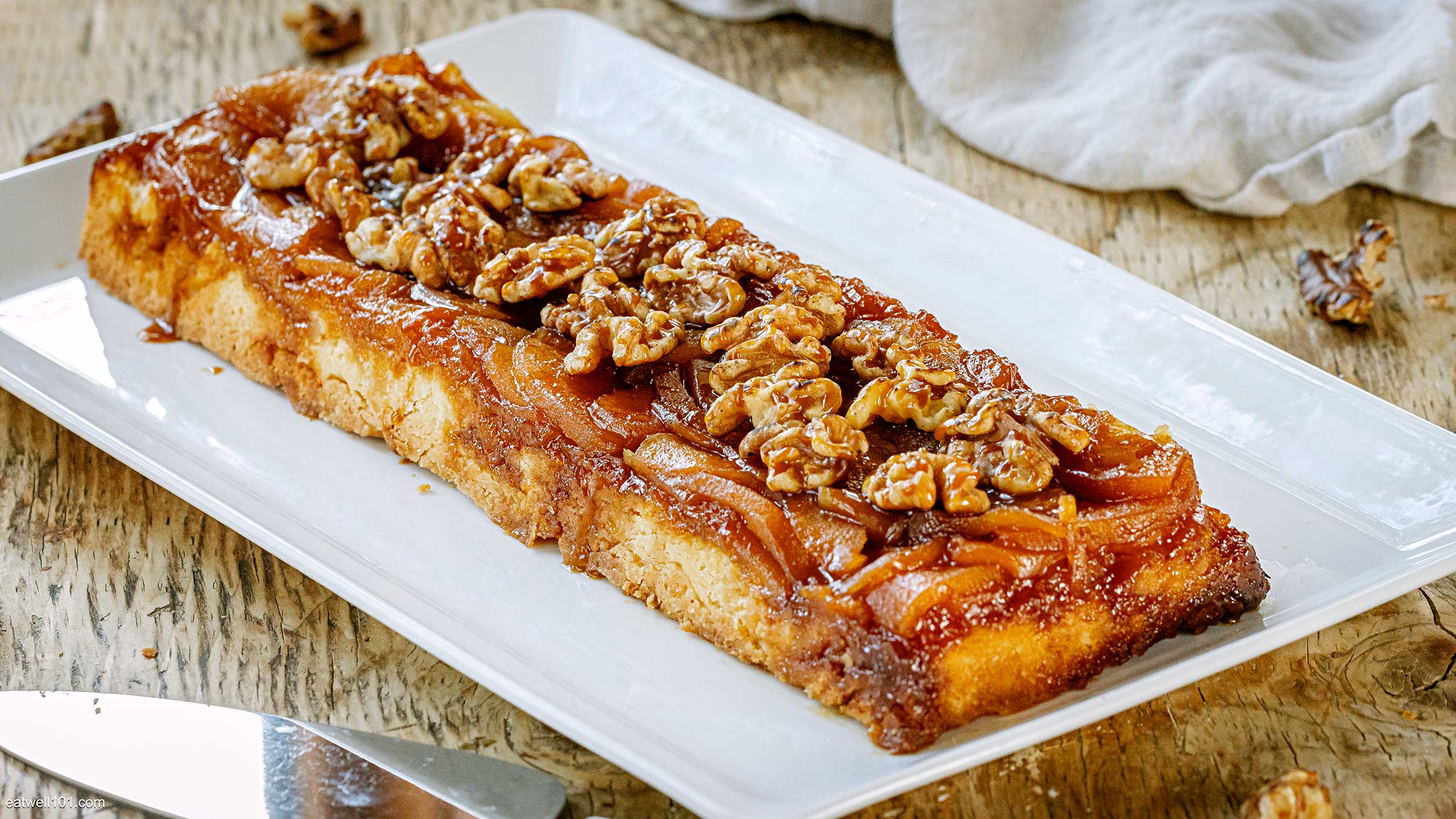 Upside-Down Caramel Apple Cake