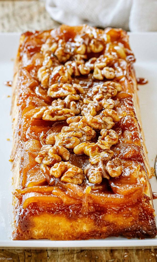 Upside-Down Caramel Apple Cake