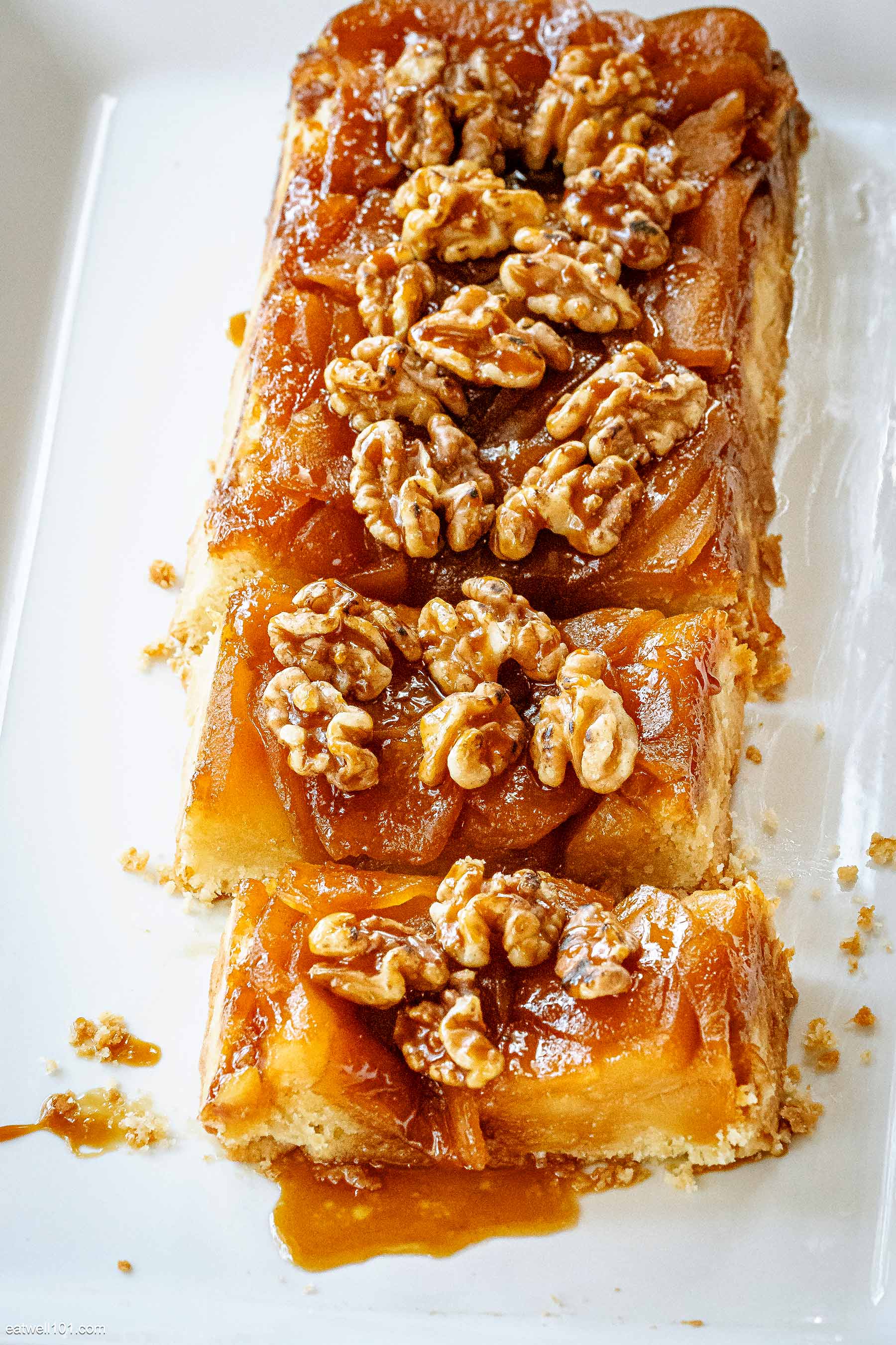 caramel apple upside-down cake recipe 1