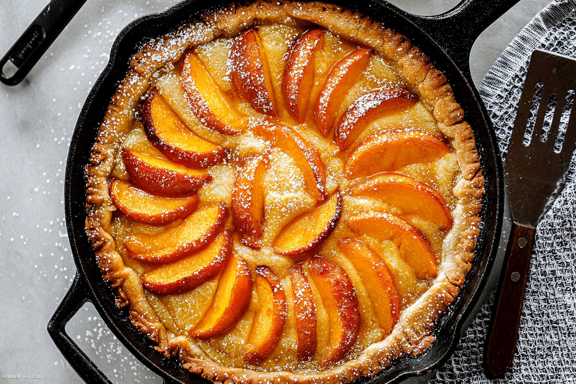 easy peach tart recipe