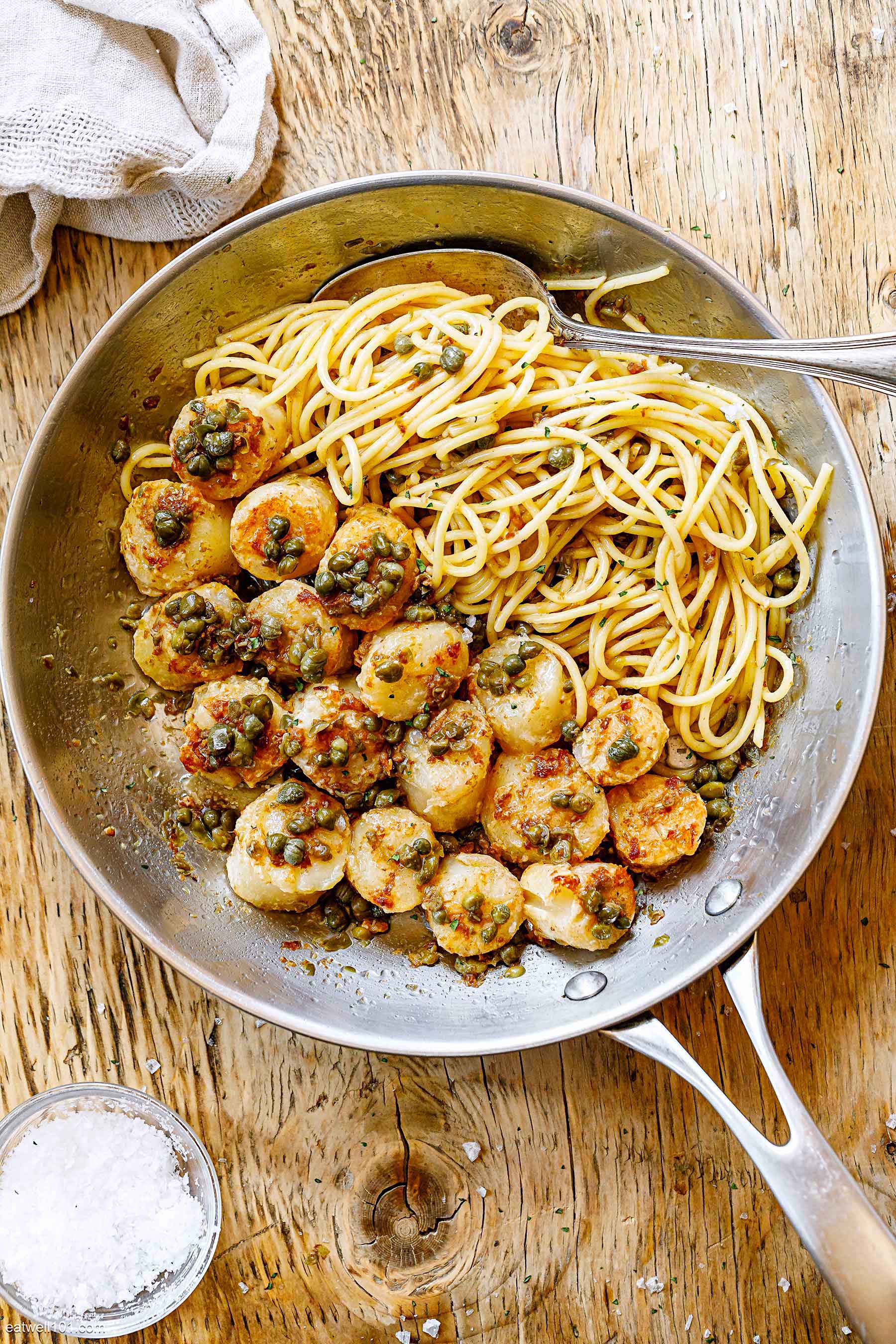 scallop pasta
