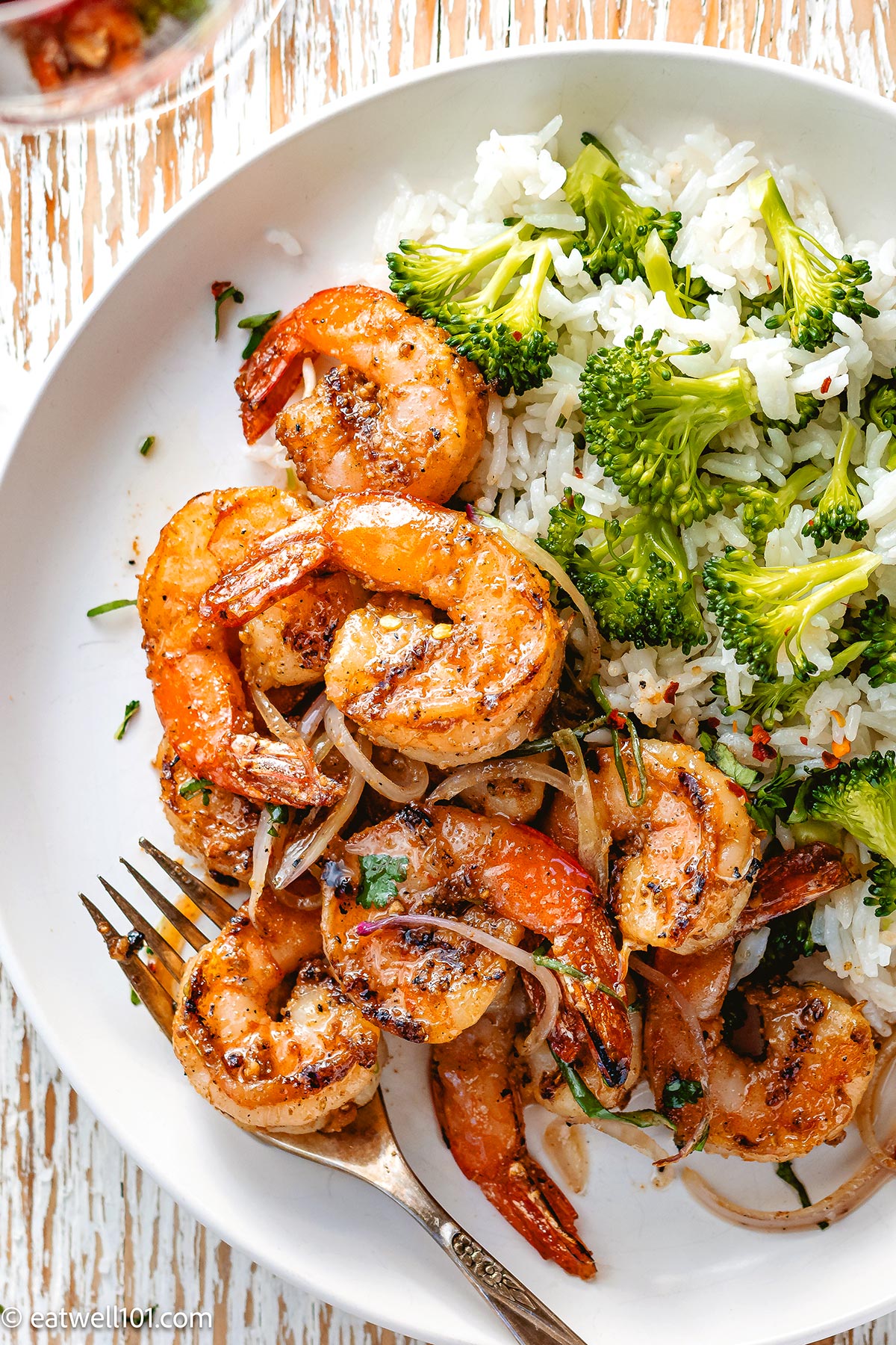 shrimp with broccoli rice recipe