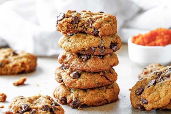 Pumpkin Chocolate Chip Cookies recipe