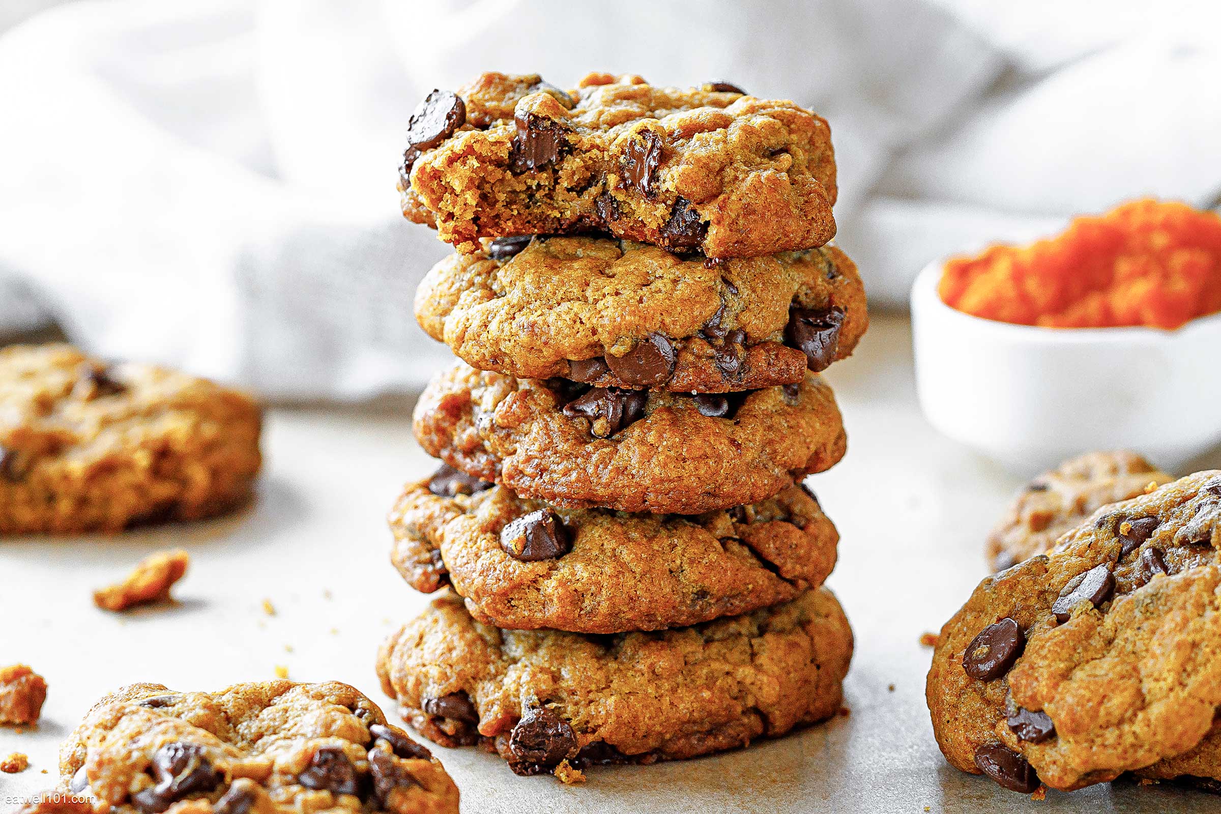 Pumpkin Chocolate Chip Cookies