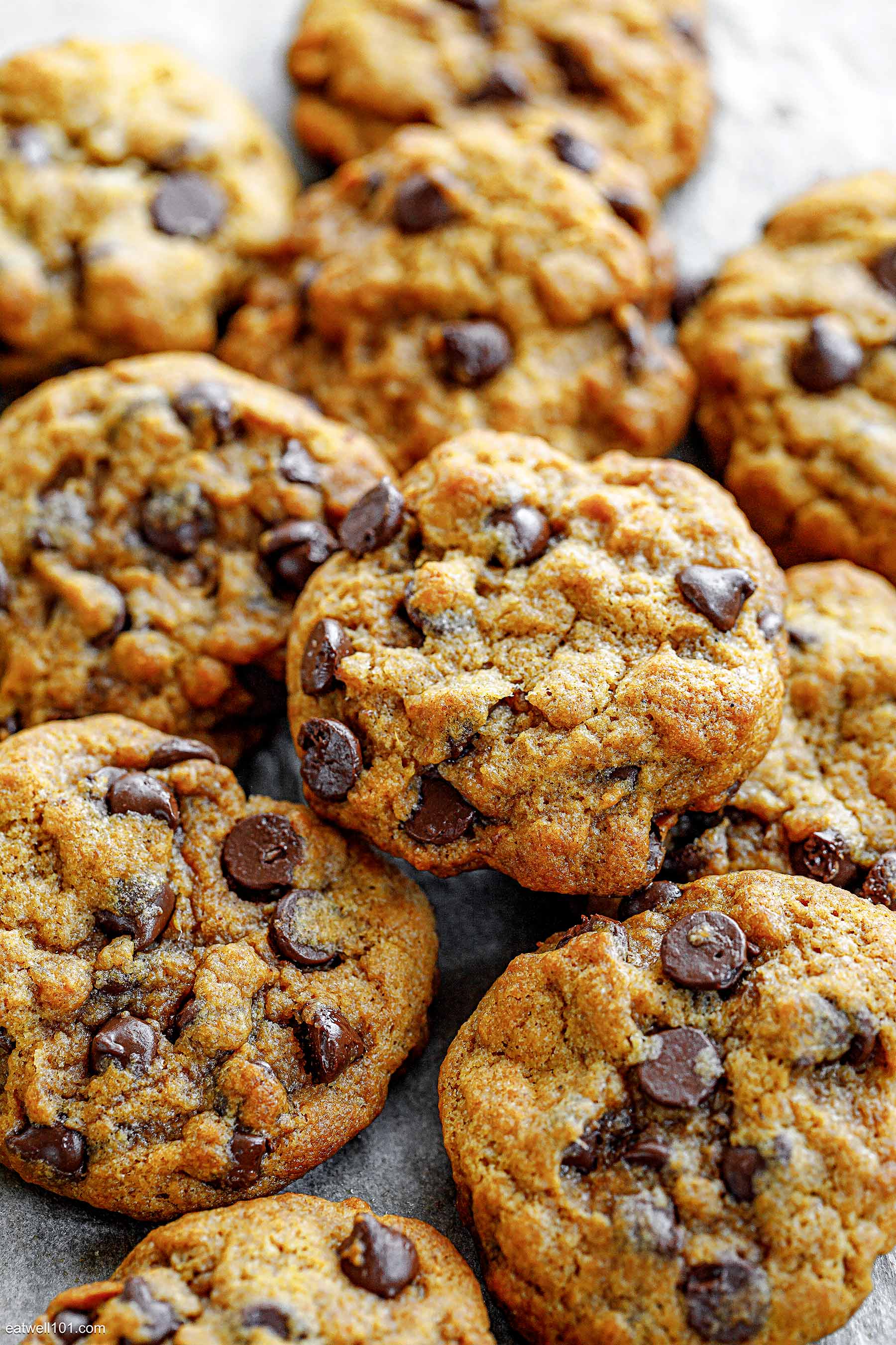 baked Pumpkin Chocolate Chip Cookies
