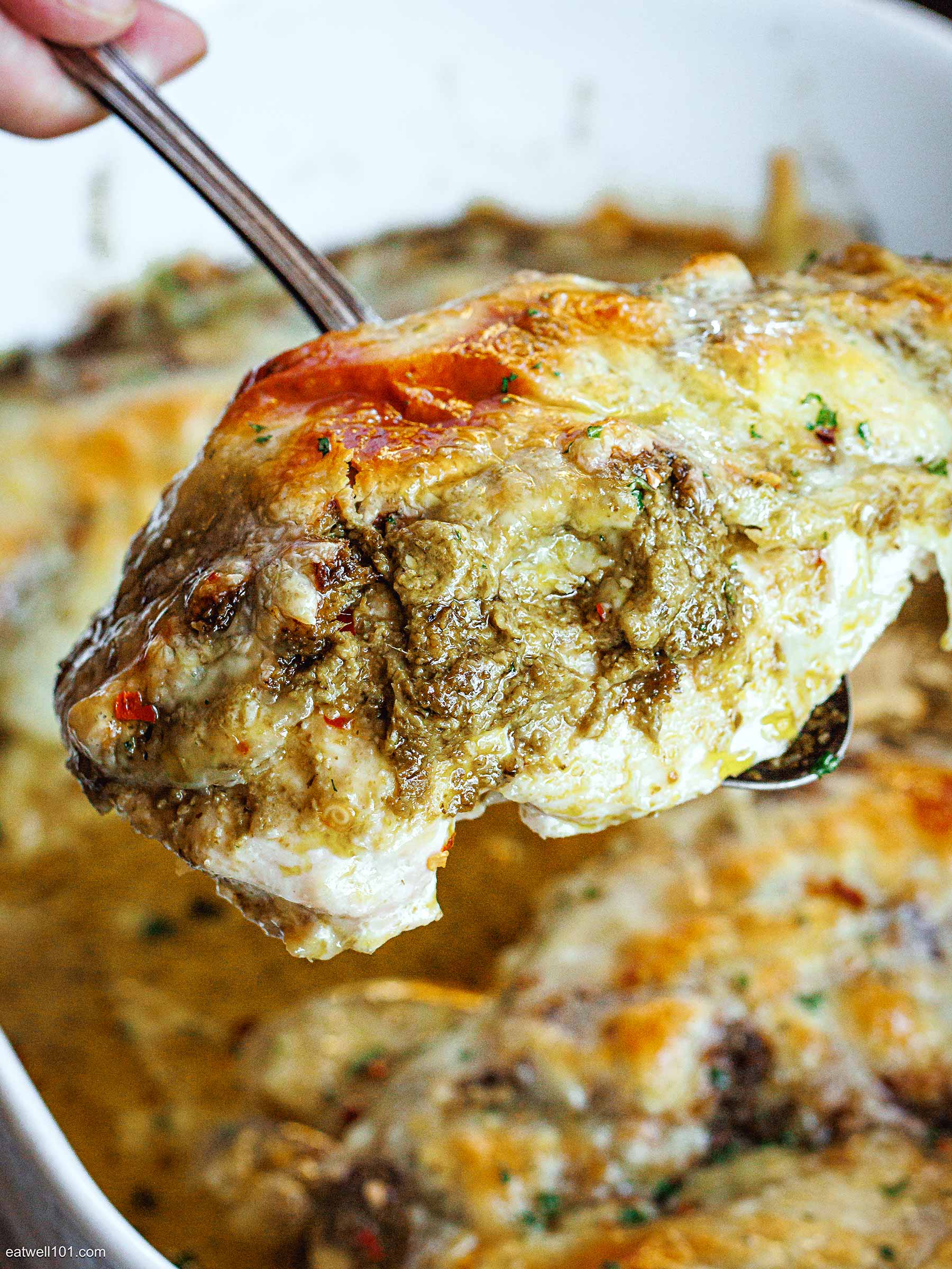 baked pesto chicken breasts
