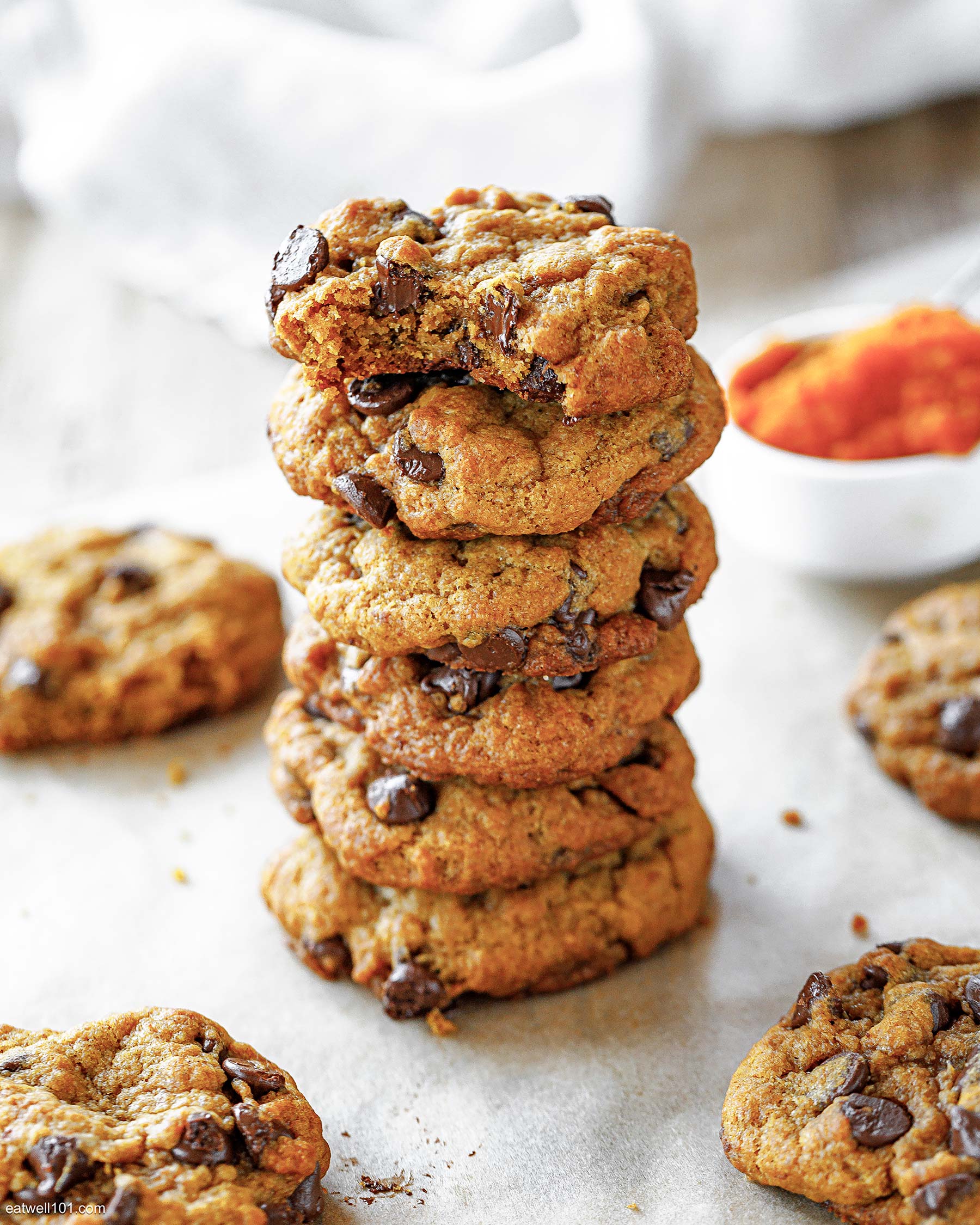 easy Pumpkin Chocolate Chip Cookies