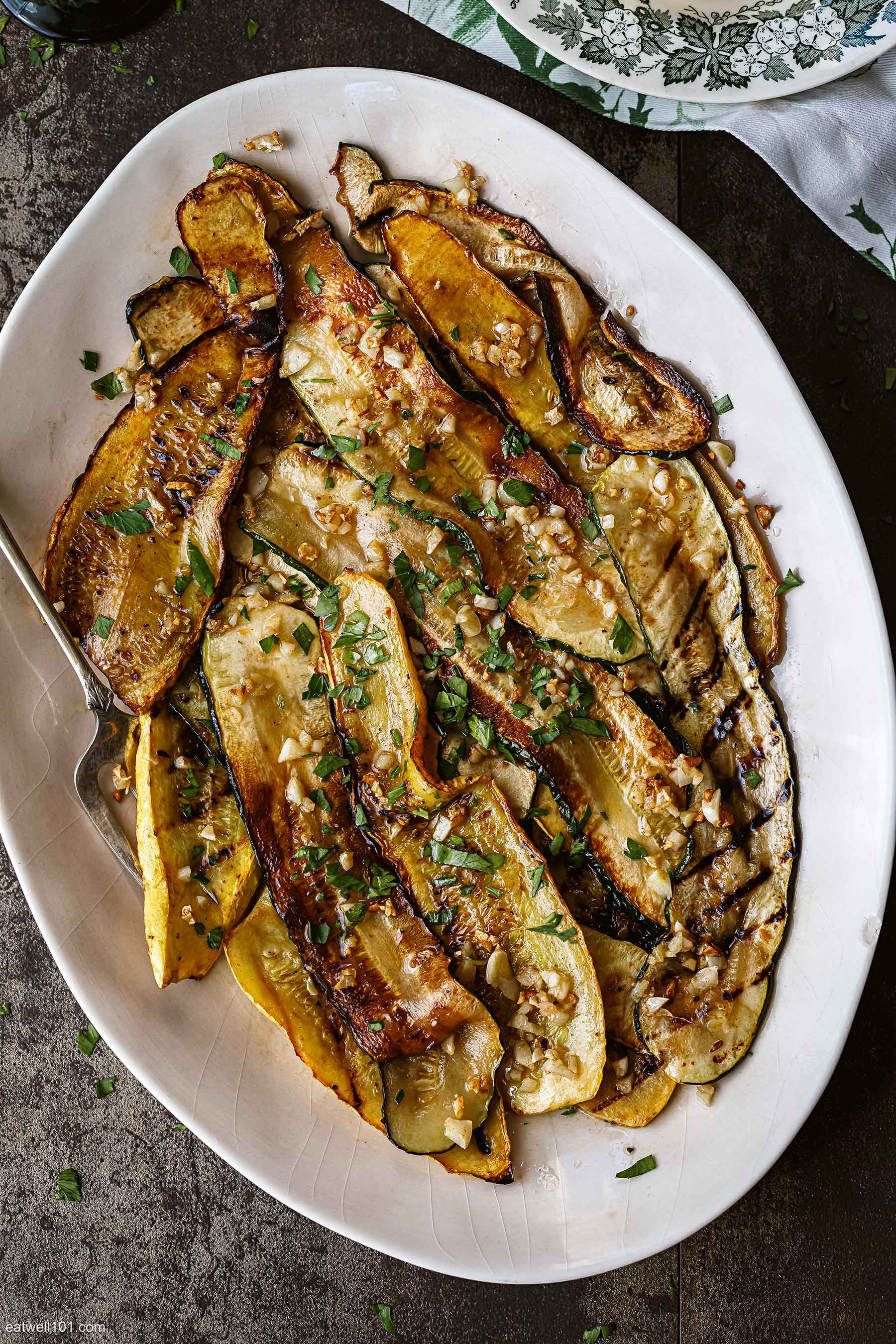 marinated and grilled zucchini recipe