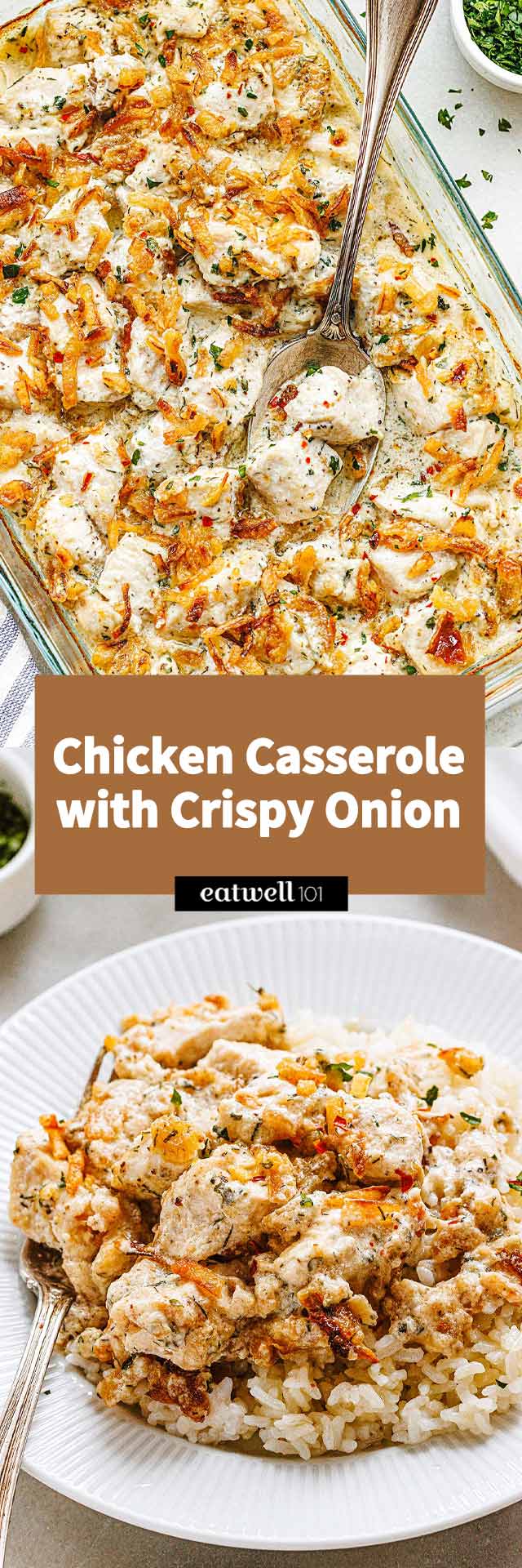 Baked Ranch Chicken Casserole - #chicken #casserole #recipe - Try our easy and quick Baked Ranch Chicken Casserole for a nourishing and family-friendly dinner! Packed with protein-rich chicken and flavorful ranch dressing, this chicken casserole is also low-carb and gluten-free. Treat your family to a delicious homemade meal tonight!