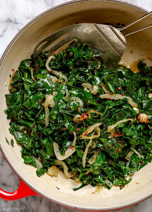 Fried Collard Greens Recipe