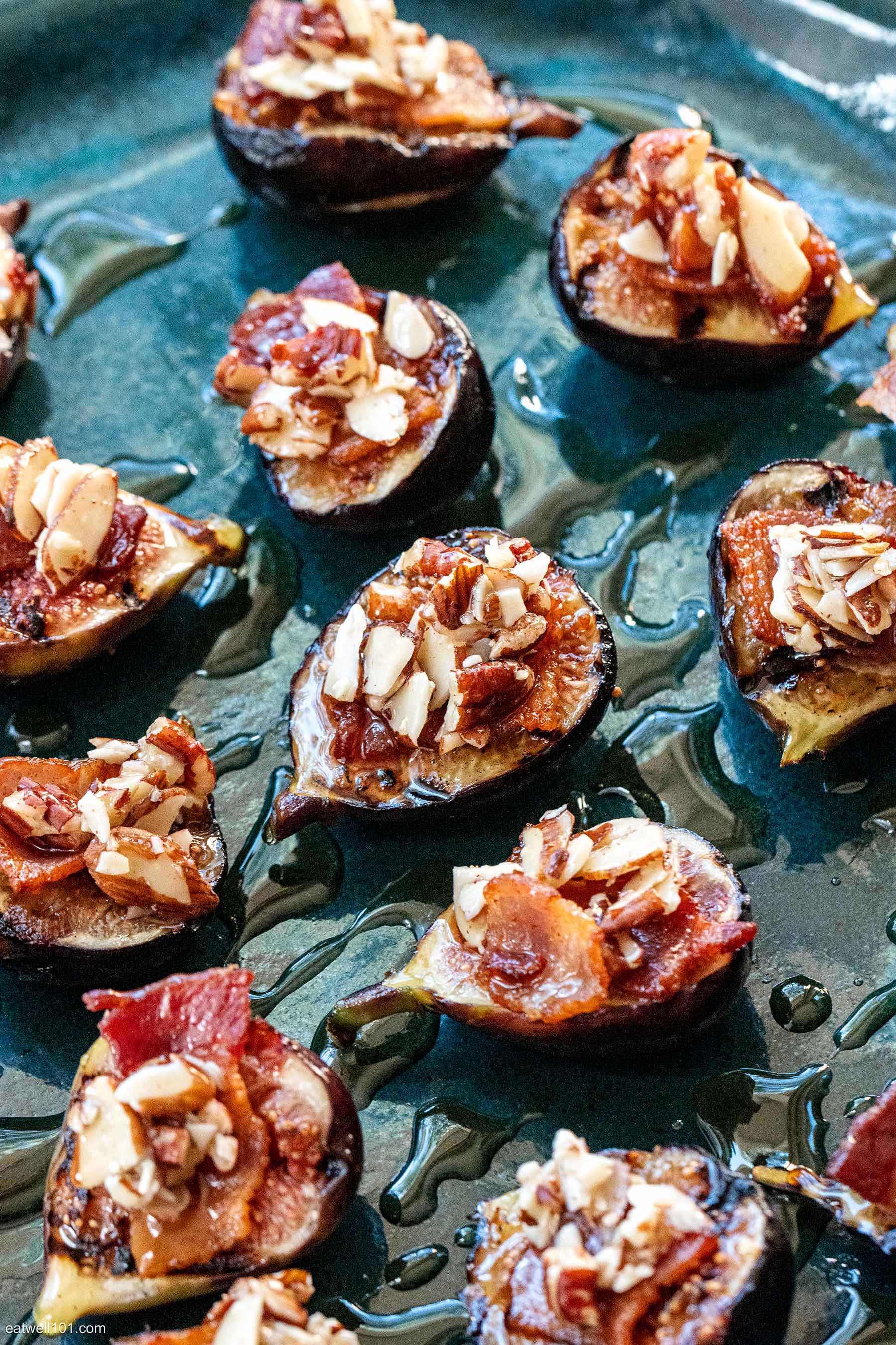 Grilled Figs with Bacon and Maple Syrup