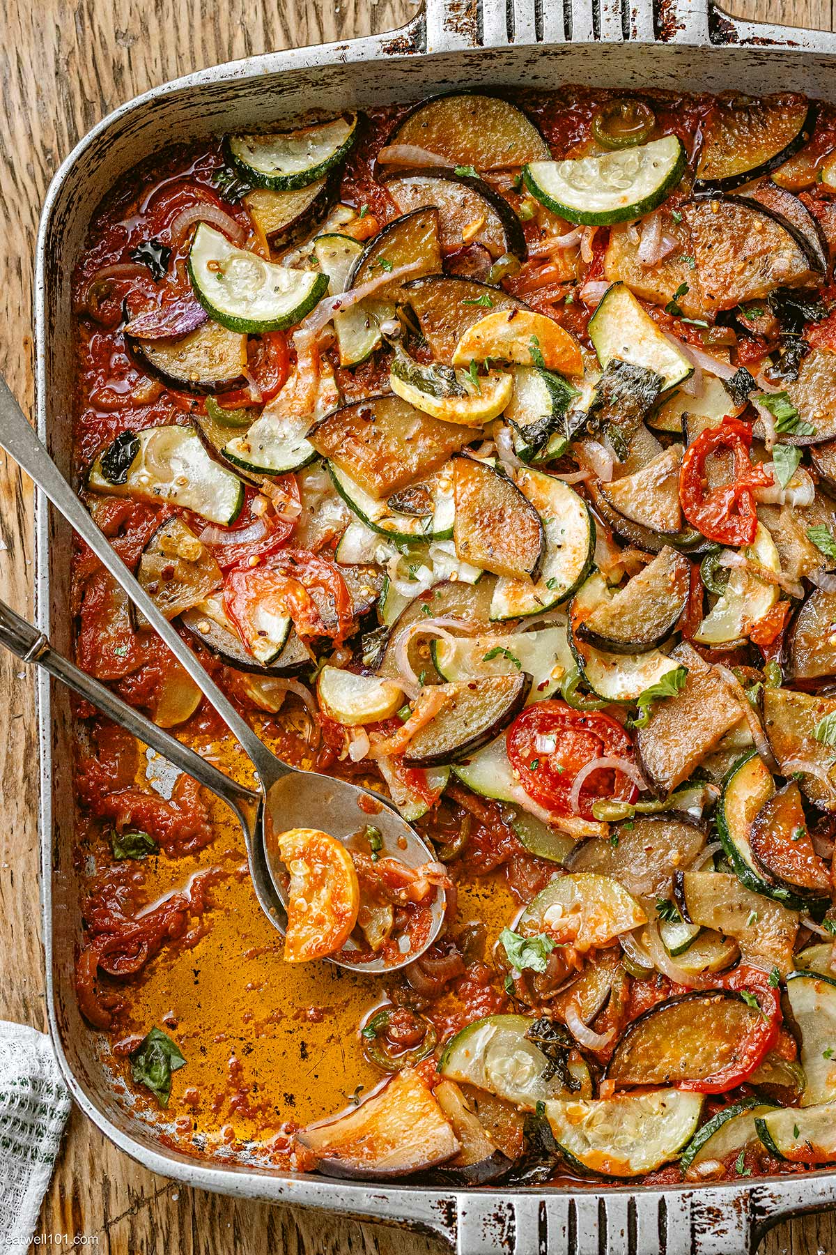 baked veggies