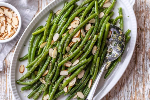lemon garlic green beans