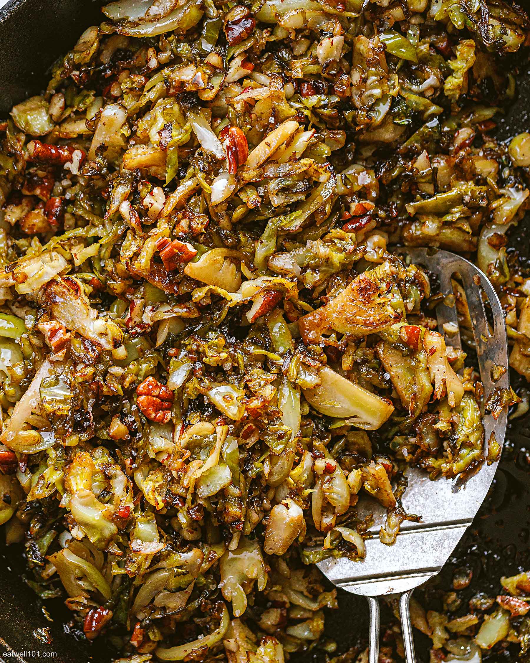 pecan Brussels Sprouts skillet