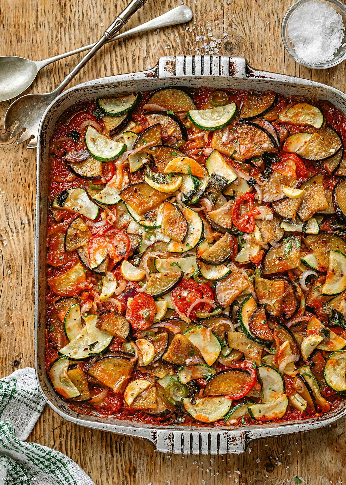 roasted tomato zucchini eggplant recipe