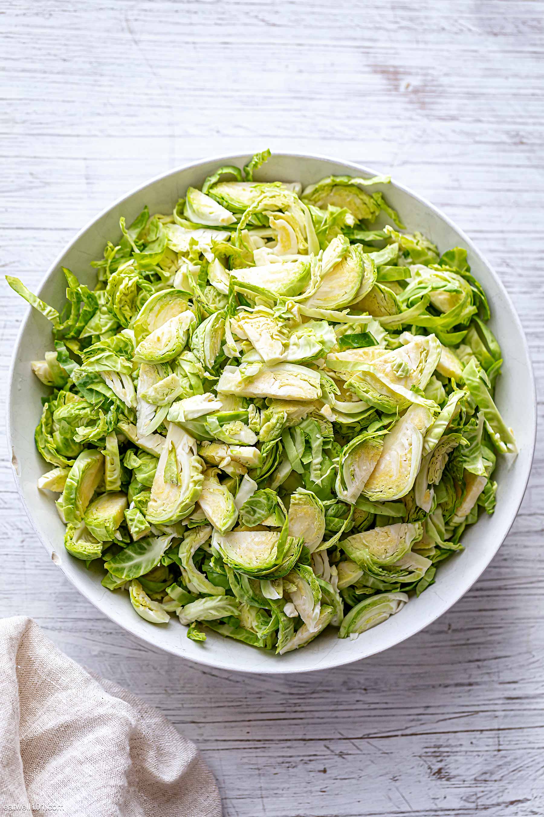shaved brussel sprouts