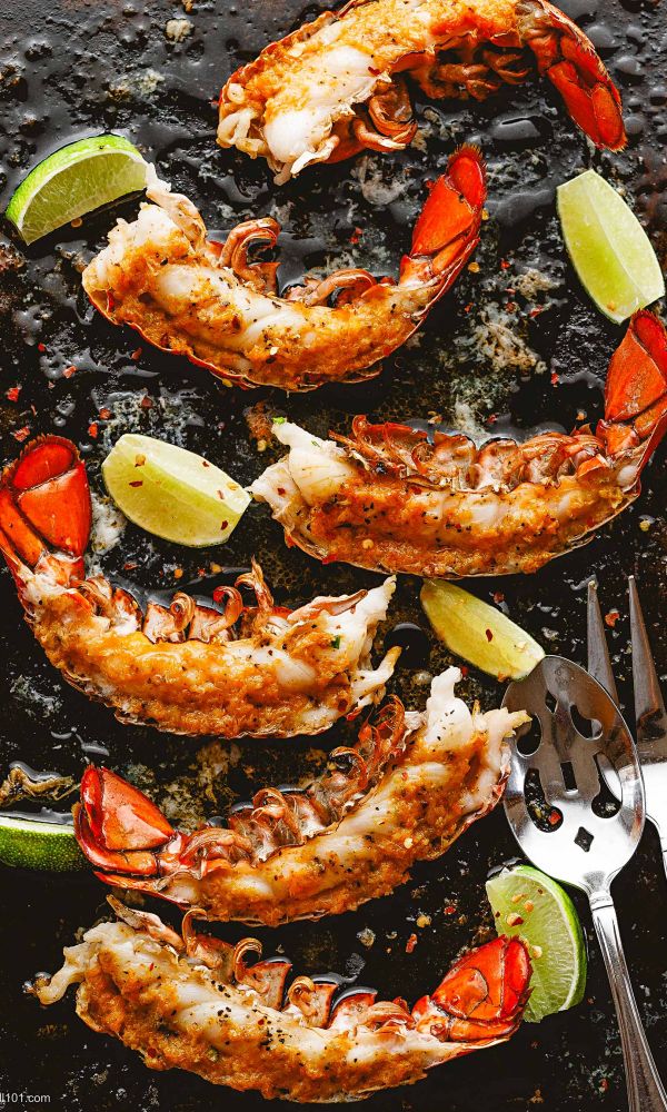 Juicy Lobster Tails Recipe with Spicy Butter Sauce