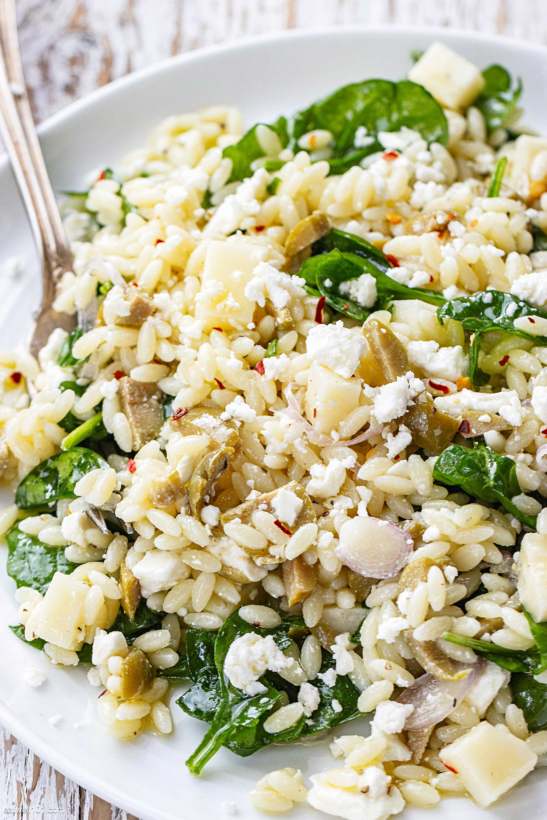 Spinach Orzo Salad Recipe – Orzo Pasta Salad Recipe — Eatwell101