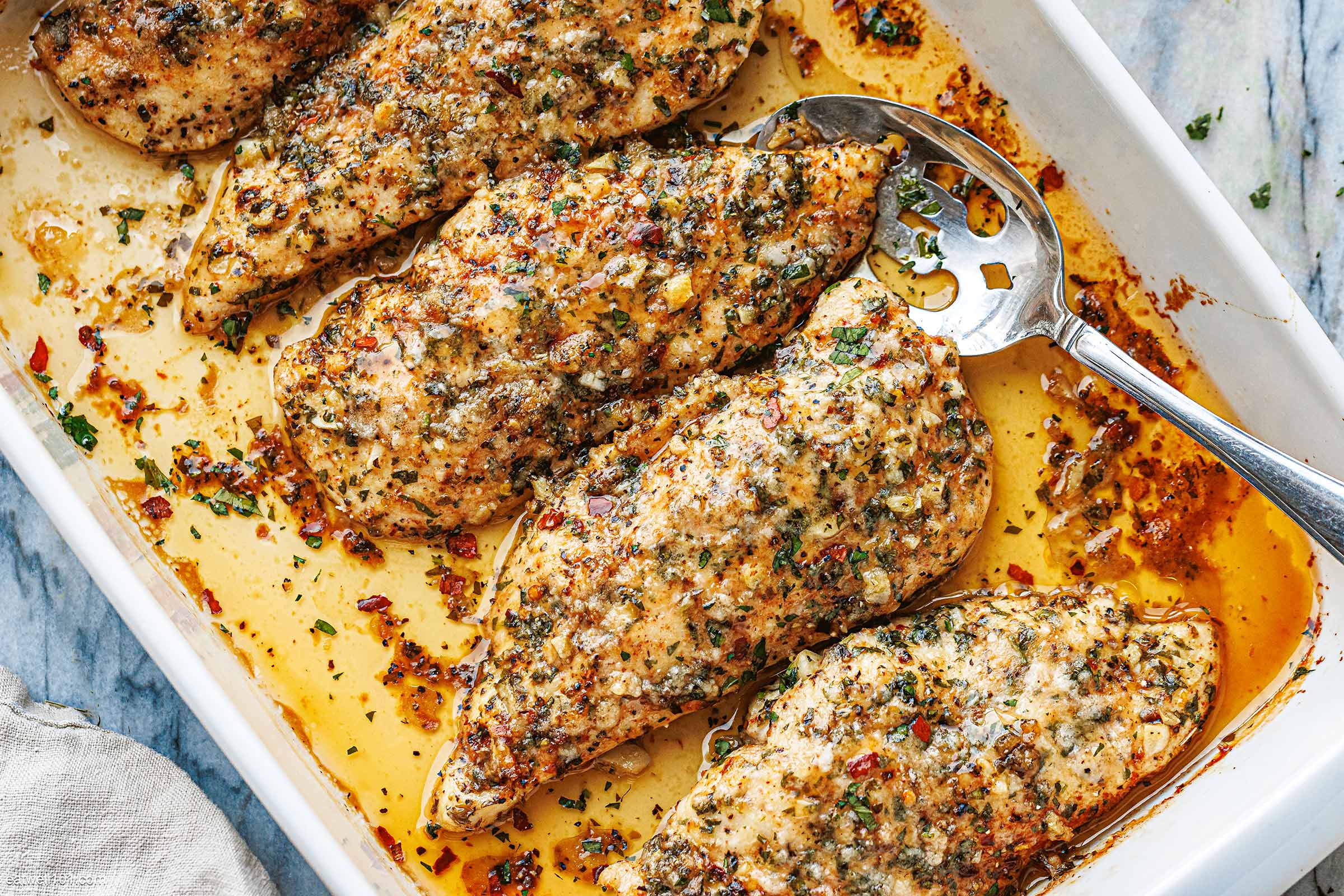 Garlic Parmesan Chicken Bake