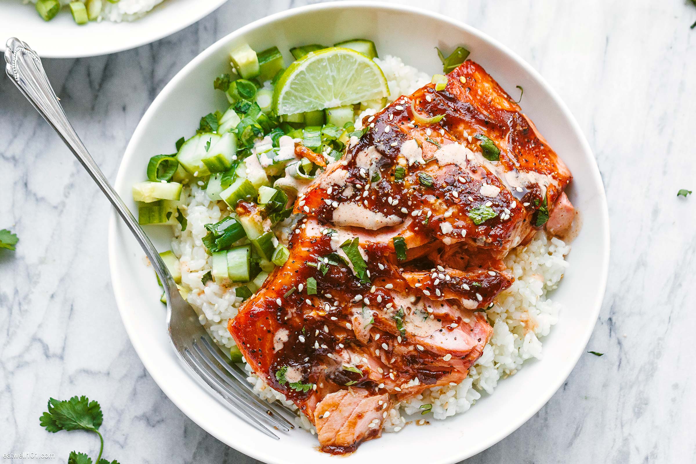 BBQ Salmon Bowl