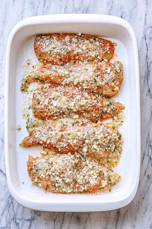 Garlic Parmesan Chicken Bake