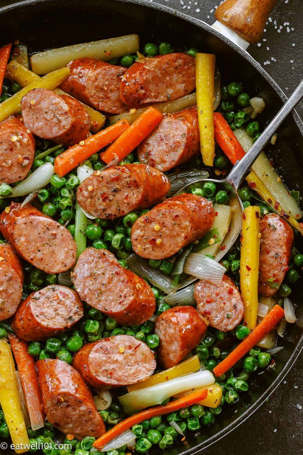 One-Pan Sausage Veggies